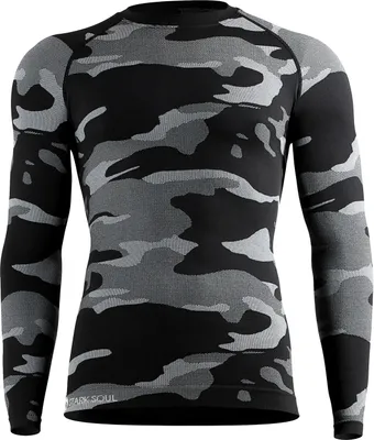 Produktbild von Stark Soul® Funktionswäsche - Hemd Langarm S/M schwarz/grau