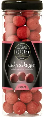 Image de Nordthy Boules de réglisse framboise 300 g