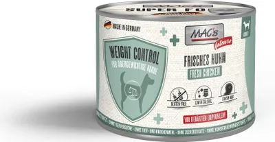 Produktbild von Macs Dog Weight Control Hundenassfutter Adult 200 g Huhn