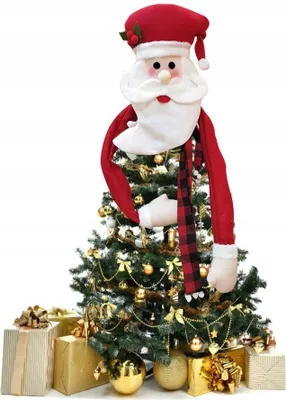 Immagine prodotto di Decorazione per albero di Natale Babbo Natale con mani Decorazione natalizia per albero di Natale