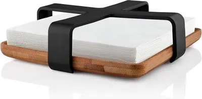 Produktbild von Schwarzes Serviettenhalter für Küche