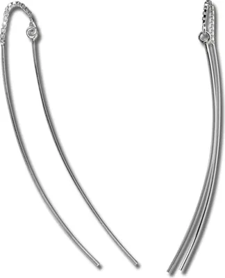 Produktbild von SilberDream Ohrhänger Damen 925 Silber Durchzieher Kettchen Ohrringe SDO561