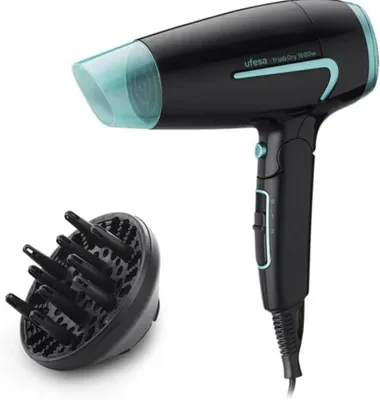 Imagen del producto de Ufesa Trip&Dry, , azul, diseño "Jinete", 1600 W
