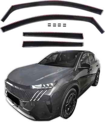 Image de GP Déflecteurs Deflecteurs D'Air Pour Peugeot 3008 / E-3008 Depuis 2023 4pcs, Aérodynamique, Montage Facile