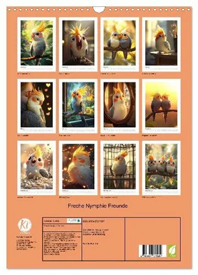 Produktbild von Freche Nymphie Freunde (Wandkalender 2026 DIN A3 hoch), CALVENDO Monatskalender