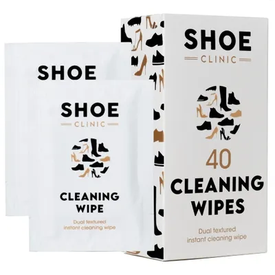 Productafbeelding van Schoonmaakdoekjes voor schoenen | 40 stuks | Reiniger voor schoenen, laarzen en sandalen