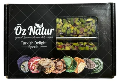 Produktbild von Öz Natur | Turkish Delight Pistazien und Granatapfel 500g