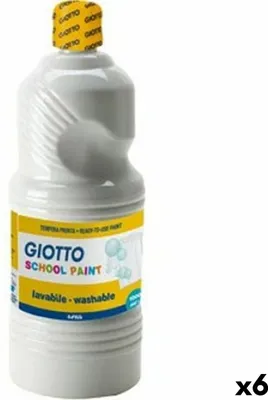 Obrázek produktu pro Tempera Giotto bílá 1 l (6 kusů)