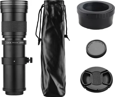 Zdjęcie produktu dla Obiektyw MF Super-Tele-Tele-Zoom F/8.3-16 420-800 mm mocowanie T2 z pierścieniem adaptera M4/3 gwint 1/4 zamiennik do G9 GH5 II GX7 GX8 GX9 GX850 G90 G91 G95 G100 E-M1 E-M5 E-M10 I.