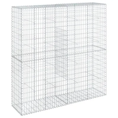 Obrázek produktu pro vidaXL Gabion s víkem 200x50x200 cm Pozinkované železo