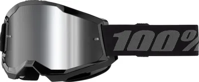 Produktbild von 100percent Strata 2 Brille Durchsichtig,Schwarz Mirror Silver Lens/CAT3 Durchsichtig,Schwarz Mirror Silver Lens/CAT3