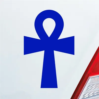 Produktbild von Auto Aufkleber Heilige Katze Holy Cat Ägypten Egypt Car 10x15 cm Dunkelblau Sticker Heckscheibenaufkleber