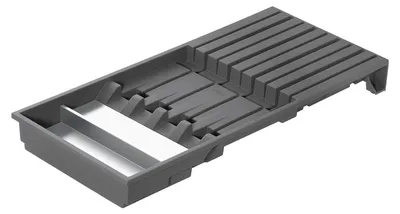 Produktbild von Blum Ambia-Line Messerhalter für die Schublade - 186x43x409mm, oriongrau matt