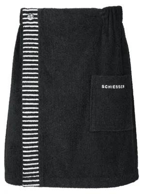 Produktbild von Schiesser Schiesser Home Saunakilt Herren schwarz Stück Gr. H25
