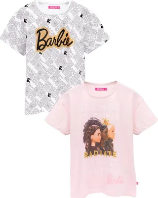 Produktbild von Barbie - "Kindness Stronger Together Unity And Love" T-Shirt für Mädchen (2er-Pack) NS7431 (128) (Bunt)