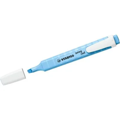 Produktbild von STABILO swing cool Pastel, 1 Stück(e), Blau, Meißel, Blau, Weiß, 1 mm, 4 mm