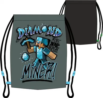 Obrázek produktu pro Sportovní taška Minecraft gym bag 37 cm