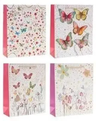 Produktbild von Tasche, Präsentationsgröße 26x32x10cm, Motiv: Schmetterlinge (Mix), Modell: Rozette