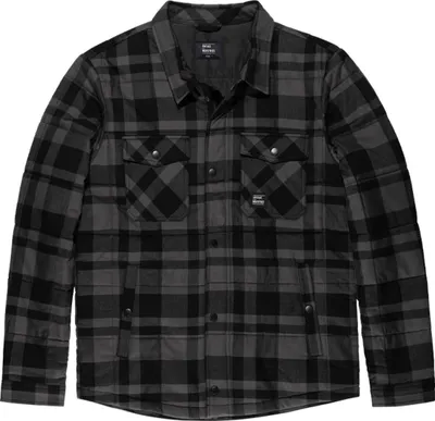 Immagine prodotto di Vintage Industries, camicia imbottita con orlo quadrato, grigio/nero, taglia M