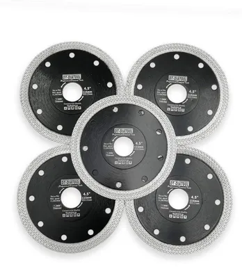 Productafbeelding van Diamantzaagschijf, 5 stuks, 115 mm, X-Mesh Turbo, geschikt voor tegels, marmer, graniet