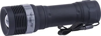 Productafbeelding van Emos LED zaklamp P4702, Zaklamp, Zwart, Blauw, Kunststof, LED, 1 lamp, 3W