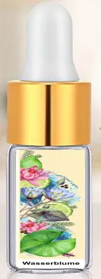 Produktbild von GKA Parfüm Öl Wasserblume aus Frankreich Parfümöl Kosmetik Rosa Pfeffer, Bergamotte, Seerose, Patschuli, Zeder sehr intensiv Probierfläschchen