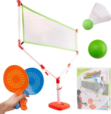 Produktbild von Aga Badmintonset mit Schlägern und Bällen