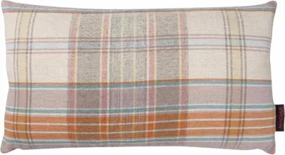 Produktbild von Magma Flanell Kissenhülle Alva Gestreift Bunt Microfaser Reißverschluss Kissenbezug Dekokissen Sofakissen Zierkissen 30x50 cm Rosa