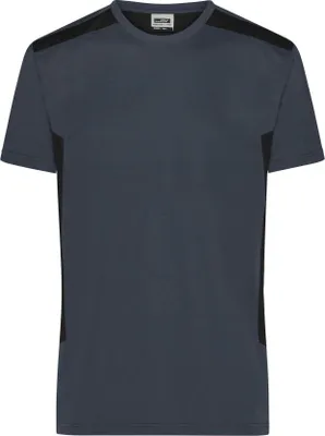 Produktbild von Men`s Workwear T-Shirt - STRONG - carbon/black, Gr. L