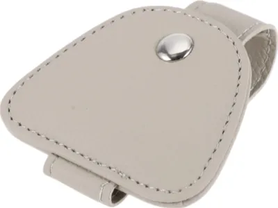 Produktbild von Auto-Sonnenbrillen-Clip Mit Magnetischem Universellem Sonnenblenden-Brillenhalter-Clip PVC-Leder/Metall Grau 7.5x6.5cm 1 Stš¹ck