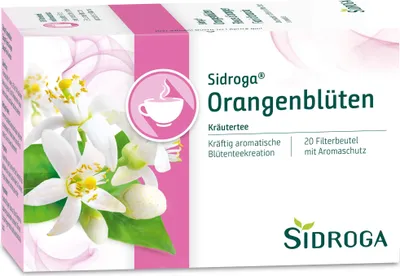 Obrázek produktu pro Sidroga Orangenblüten, Bylinkový čaj, 24 g, Oranžová, 1,2 g, 20 kusů