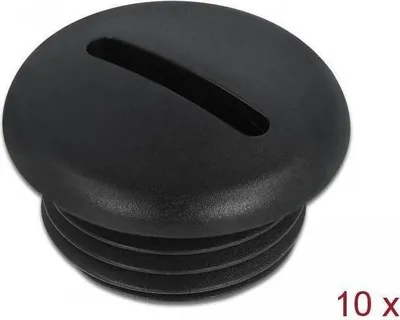 Produktbild von DeLOCK Verschlussstopfen M16 x 1,5 schwarz 10 Stück