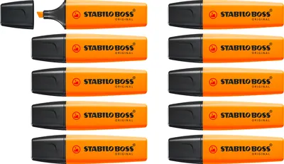 Produktbild von STABILO Textmarker - BOSS ORIGINAL - 10er Pack - orange