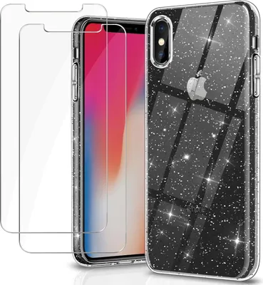 Obrázek produktu pro Silikonové pouzdro pro iPhone XS/X 5,8" tvrzené sklo