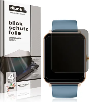 Produktbild von Blickschutzfolie für Huakua G50 Smartwatch matt Schutzfolie Folie Display Schutz dipos