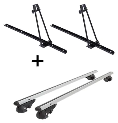 Obrázok produktu pre 2x nosič bicyklov ORION + strešný nosič VDP004 L kompatibilný s pre VW Tiguan 2007-2016