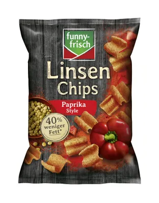Produktbild von funny-frisch Linsen Chips Paprika Style 90g