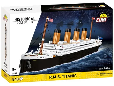 Immagine prodotto di Cobi Klemmbaustein-Set RMS Titanic, Kreuzfahrtschiff, 848 Teile, 1688