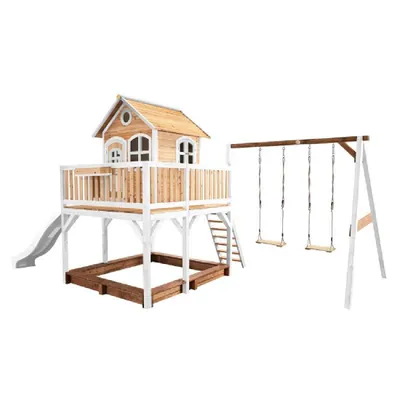 Produktbild von Axi Playhouse Liam 277 x 613 x 291 cm Holz Natur Weiß