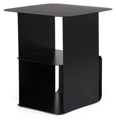 Immagine prodotto di Tavolino Moderno 41x41x45,5 cm in Acciaio Nero
