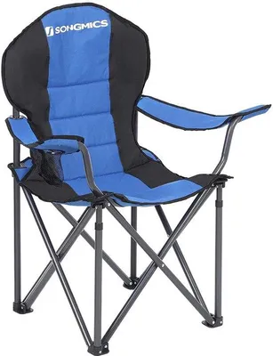 Image de Chaise de camping Famanu – Pliable – Bleue – Légère