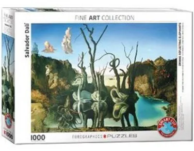 Immagine prodotto di Puzzle 1000 elementów - Łabędzie odbijające słonie