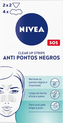 Produktbild von Nivea Clear-Up Strips Anti Mitesser 6 Bänder
