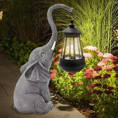 Image de Décoration solaire d'extérieur pour jardin/terrasse/balcon avec éclairage LED