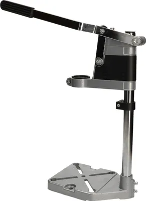 Immagine prodotto di KOTARBAU® Supporto per trapano con corsa di 60 mm Aiuto per la foratura Colonna di foratura Supporto regolabile per trapani manuali con diametro del collare di 43 mm per una foratura precisa