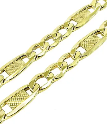 Produktbild von 14 Karat Gelbgold Armband Glare326 mit 23 cm Länge und 6,5 mm Breite