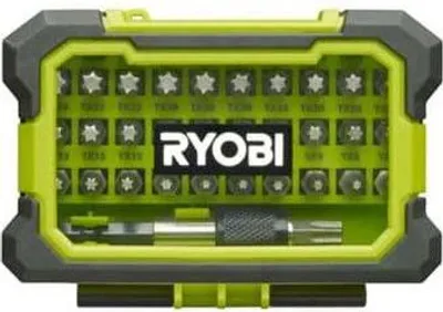Obrázok produktu pre Sada skrutkovacích bitov Torx RYOBI, 32 kusov, T7-T40, rýchloupínací držiak bitov RAK32TSD