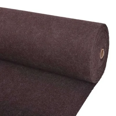 Image de Tapis vidaXL marron 1,2 x 20 m en polyester