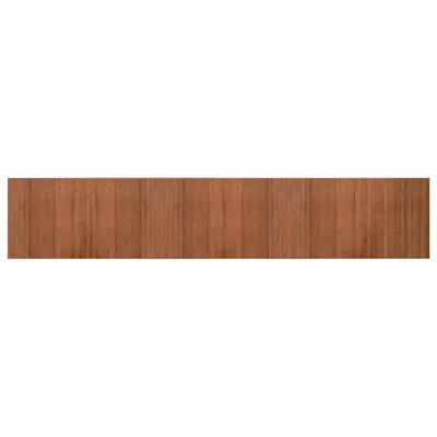 Zdjęcie produktu dla Dywan prostokątny, brązowy, 60x300 cm, bambusowy