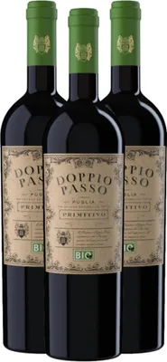 Produktbild von 3er Vorteils-Weinpaket - Doppio Passo Primitivo Puglia IGT - CVCB